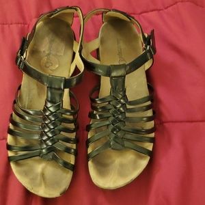 Bare traps | Black “Fanabelle” Comfort Sandals 8.5